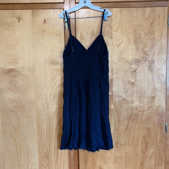 Abercrombie Crochet & Cotton Dress - XS Navy Blue - Picture 4 of 7